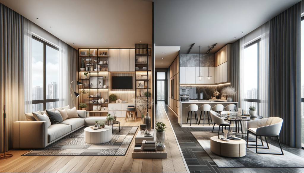 Sale of half of the apartment