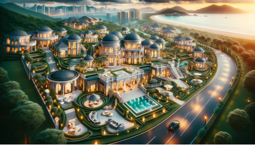 What kind of real estate do actors, singers, showmen buy and sell?