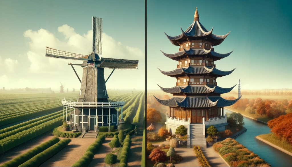 The markets of Amsterdam and Hong Kong.