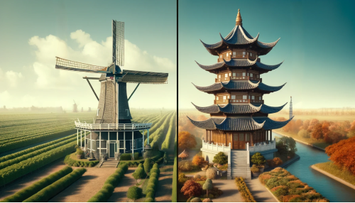 The markets of Amsterdam and Hong Kong.